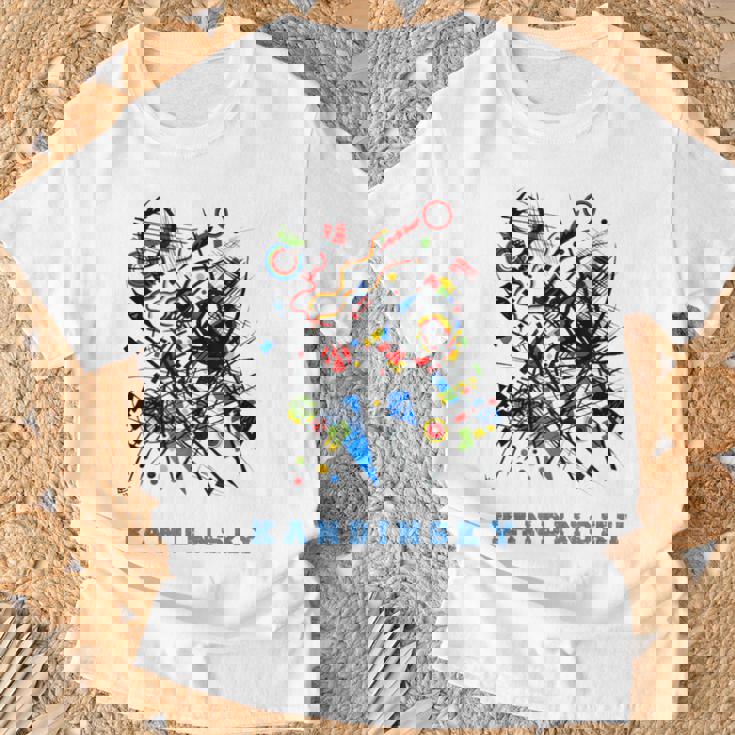 ワシリーカンディンスキー抽象芸術 Tシャツ 高齢者への贈り物