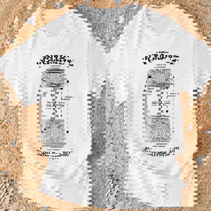 ワームホール アインシュタイン-ローゼンブリッジ ブラックホール ハイパースペース物理学 Tシャツ 高齢者への贈り物