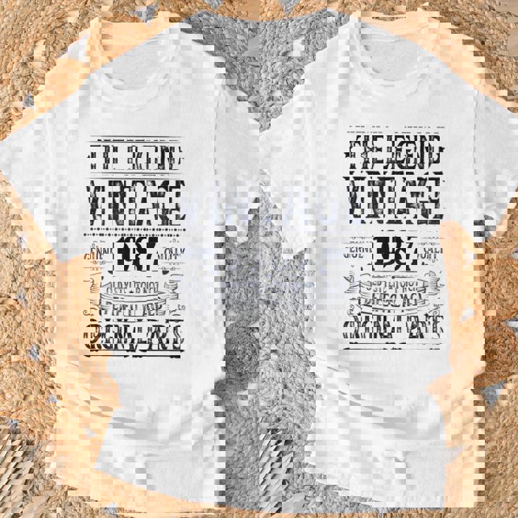 ヴィンテージ 1987 メンズ 限定版 Bday 1987 誕生日 Tシャツ 高齢者への贈り物