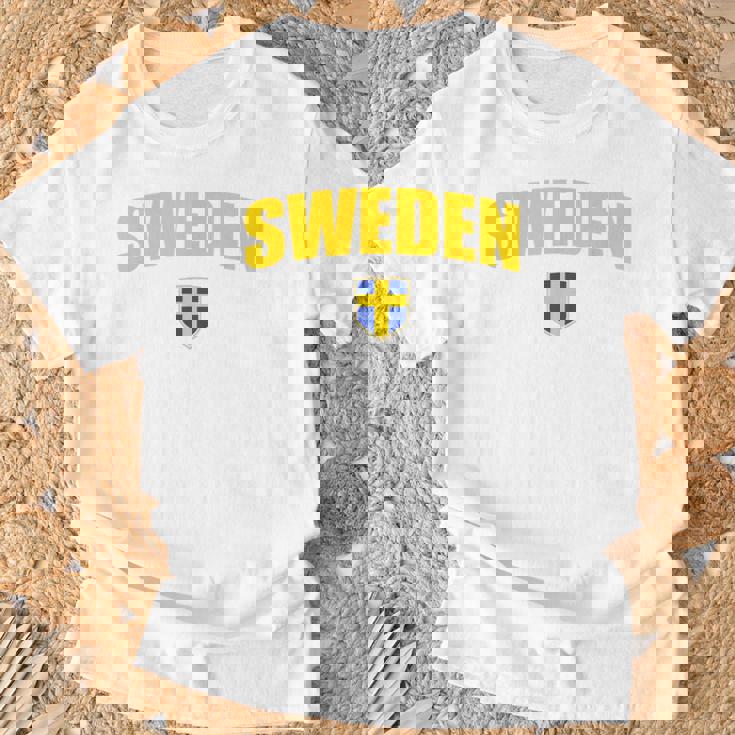 ヴィンテージ スウェーデン国旗 スウェーデン お土産 レトロ スウェーデン プライド Tシャツ 高齢者への贈り物