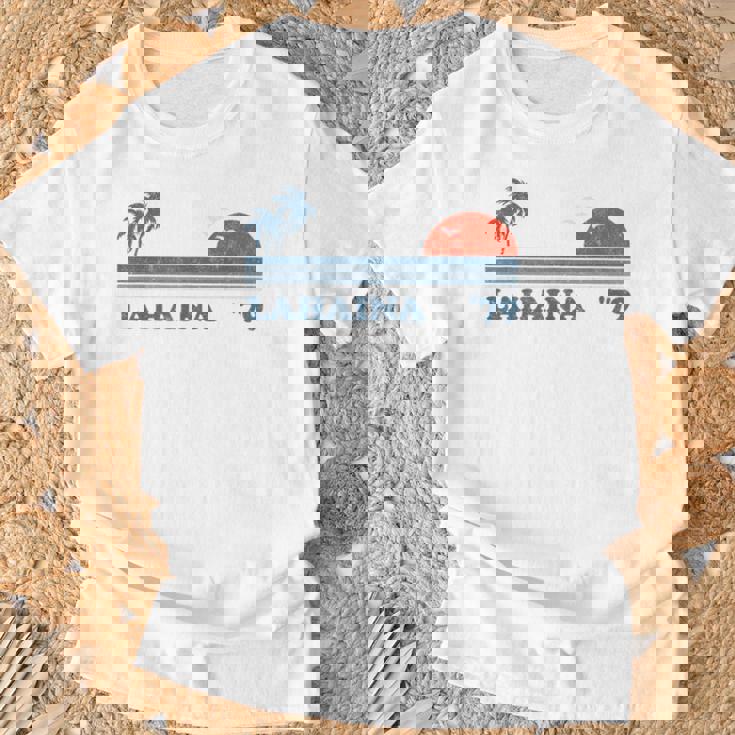 ヴィンテージ ラハイナ マウイ ハワイ ビーチ レトロ ハワイアン 70年代ギフト Tシャツ 高齢者への贈り物