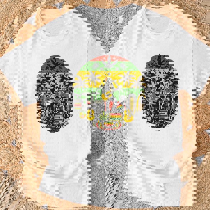 ヴィンテージ レゲエ服 ジャマイカ服 ラスタ服 レゲエ Tシャツ 高齢者への贈り物