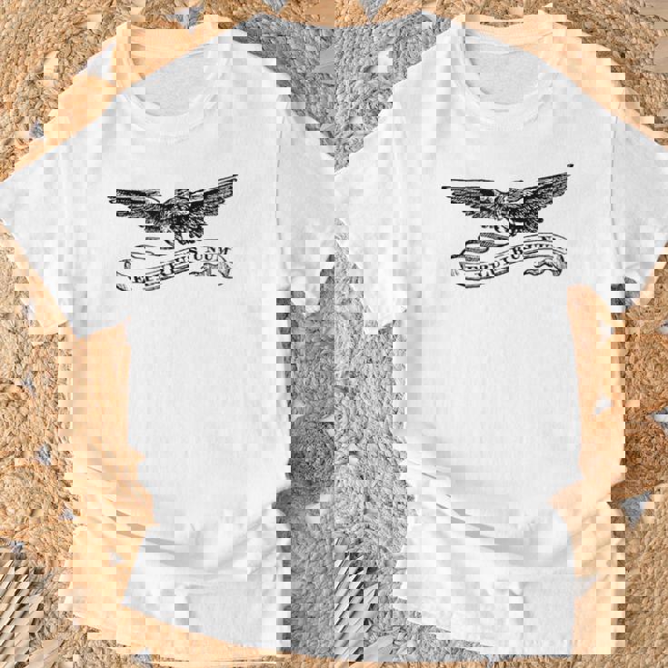 ヴィンテージアメリカンイーグル「E Pluribus Unum」 Tシャツ 高齢者への贈り物