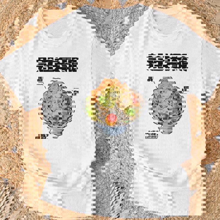 おもしろ 二郎系 イラスト ラーメン好きの人のカロリー肯定 Tシャツ 高齢者への贈り物