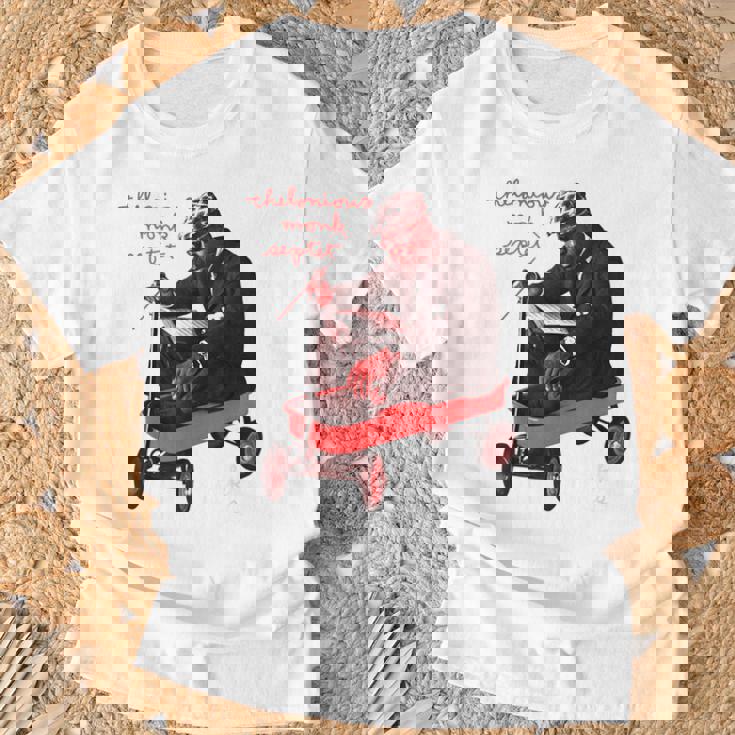 公式セロニアス・モンク・ジャズ・アイコン・グッズ Monks Music Tシャツ 高齢者への贈り物