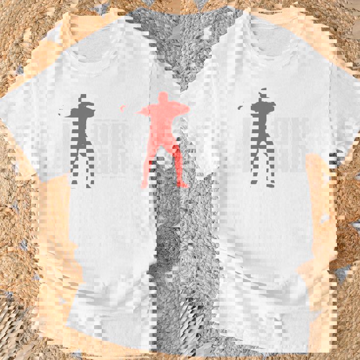 円盤 面白い 円盤投げ 長袖tシャツ Tシャツ 高齢者への贈り物