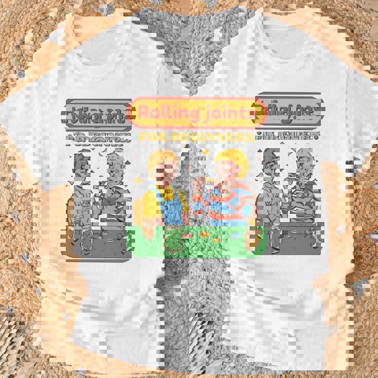 初心者向けツイストジョイント 大麻マリファナ 長袖tシャツ Tシャツ 高齢者への贈り物