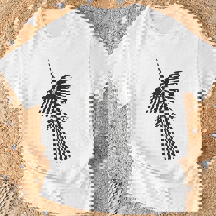 南米のペルーナスカラインハチドリコンドルのシルエット。 Tシャツ 高齢者への贈り物