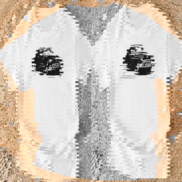 古い車 ヴィンテージ Tシャツ 高齢者への贈り物