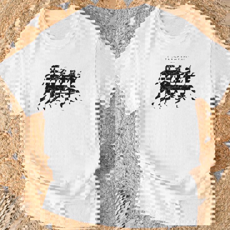 古代ギリシャの翼のあるランナー 2 考古学歴史家 Tシャツ 高齢者への贈り物