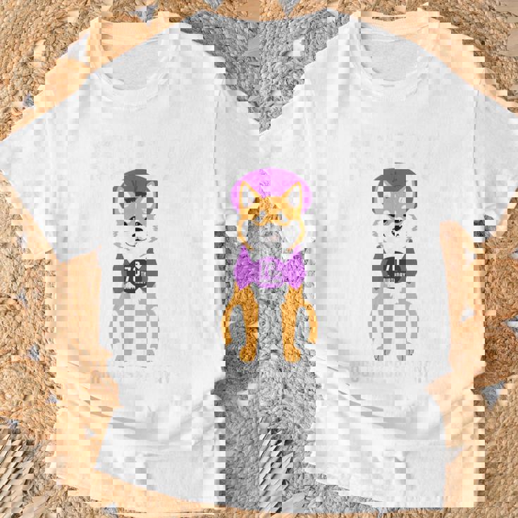 古希祝い 犬 柴犬 ちゃんちゃんこ 男性 女性 犬好き 70歳 Dog Days Best Days Tシャツ 高齢者への贈り物