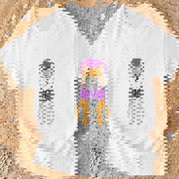 喜寿祝い 犬 柴犬 ちゃんちゃんこ 男性 女性 犬好き 77歳 Dog Days Best Days Tシャツ 高齢者への贈り物