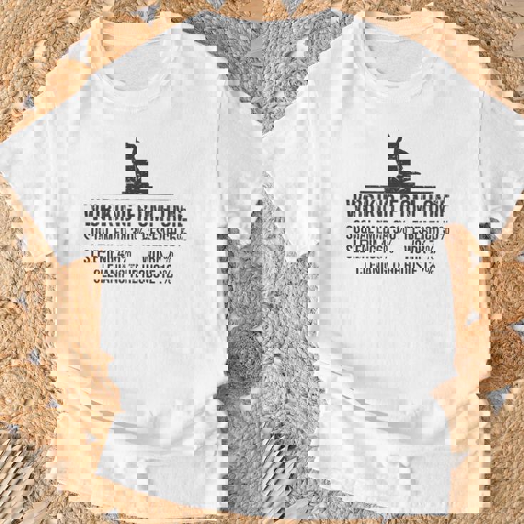 在宅勤務 在宅清掃 Tシャツ 高齢者への贈り物