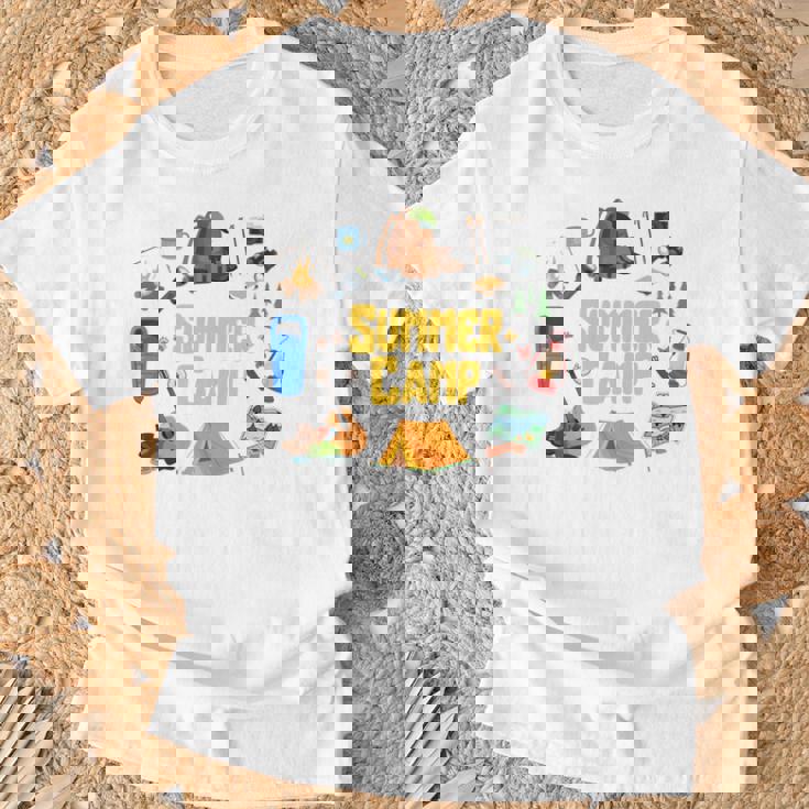 夏のキャンプ旅行 キャンパー キッズ 女の子 男の子 お揃い 長袖tシャツ Tシャツ 高齢者への贈り物