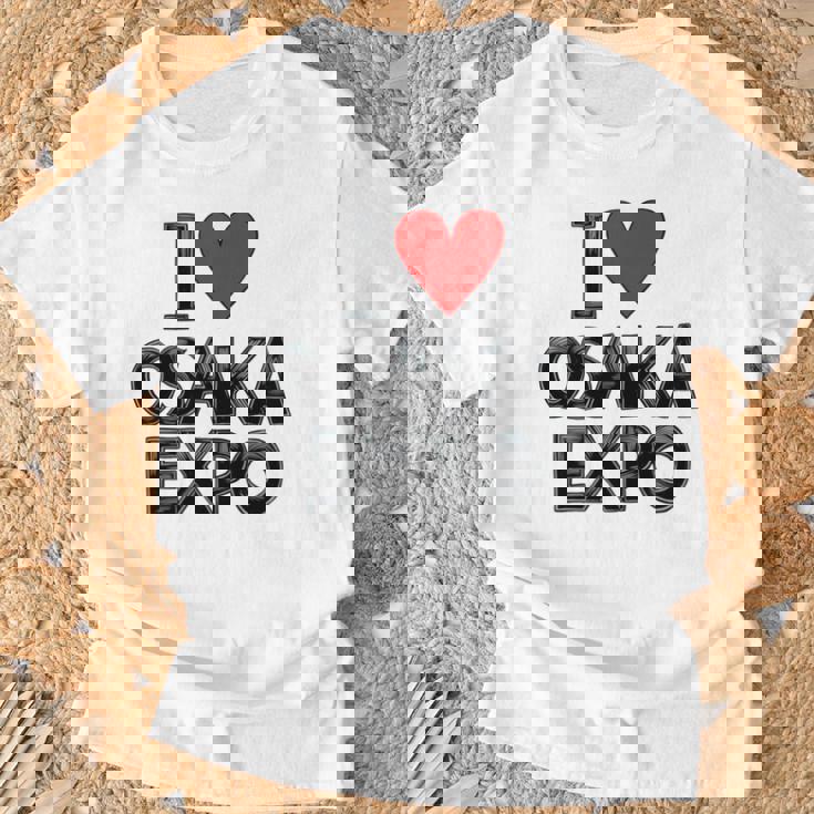 大阪万博 関西万博 記念 I Love Osaka Expo グッズ お土産 本 プレゼント メンズ レディース 長袖tシャツ Tシャツ 高齢者への贈り物