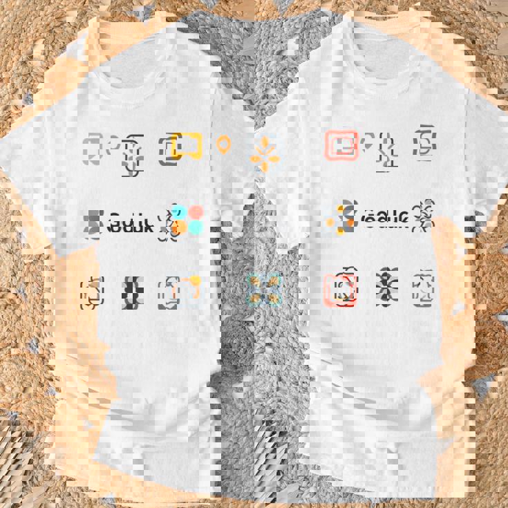 幸運を Good Luck！ロゴ アイコン 3 Tシャツ 高齢者への贈り物