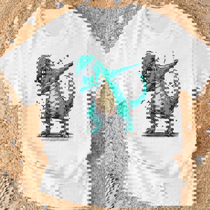 恐竜 ダビングサングラス ダブダンス Tシャツ 高齢者への贈り物