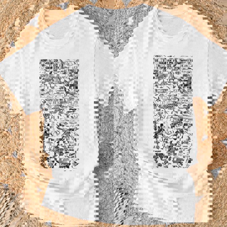 恐竜の化石 T-Rex 古生物学 ヴィンテージ 考古学 ギフト Tシャツ 高齢者への贈り物