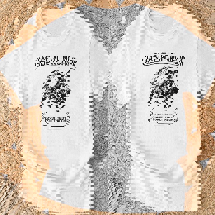 情熱と伝統の猪狩猟 Tシャツ 高齢者への贈り物