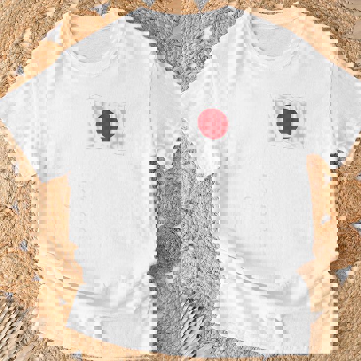 日本代表 ひの丸 日本国旗ポール 裏 Tシャツ 高齢者への贈り物