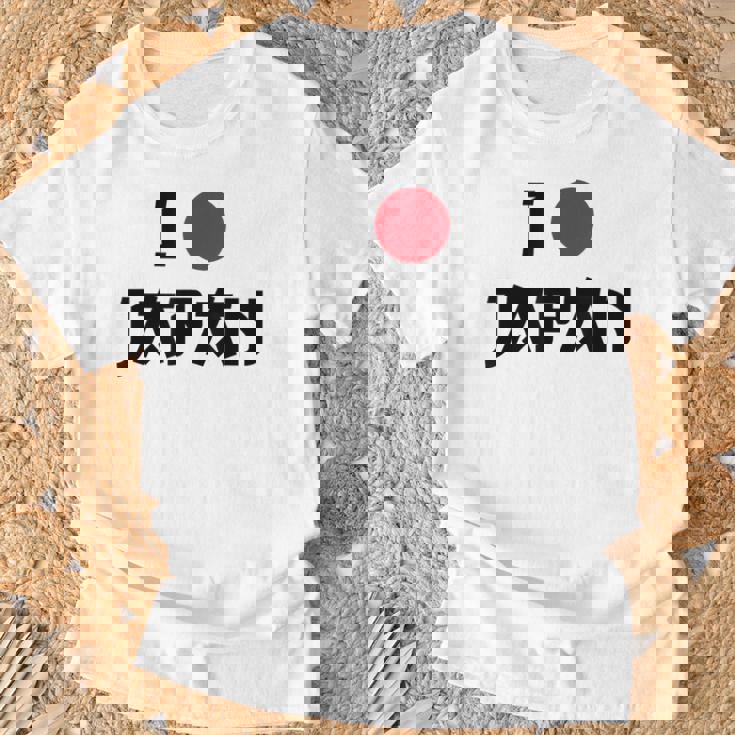 日本国旗 アイラブジャパン 赤日しんとうえんそうギフト Tシャツ 高齢者への贈り物