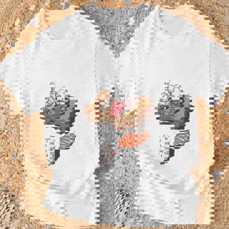 時すでにおすし ネタ ことわざ 言い間違いことわざ ジョーク ギャグ ダジャレ ツッコミ 寿司 長袖tシャツ Tシャツ 高齢者への贈り物