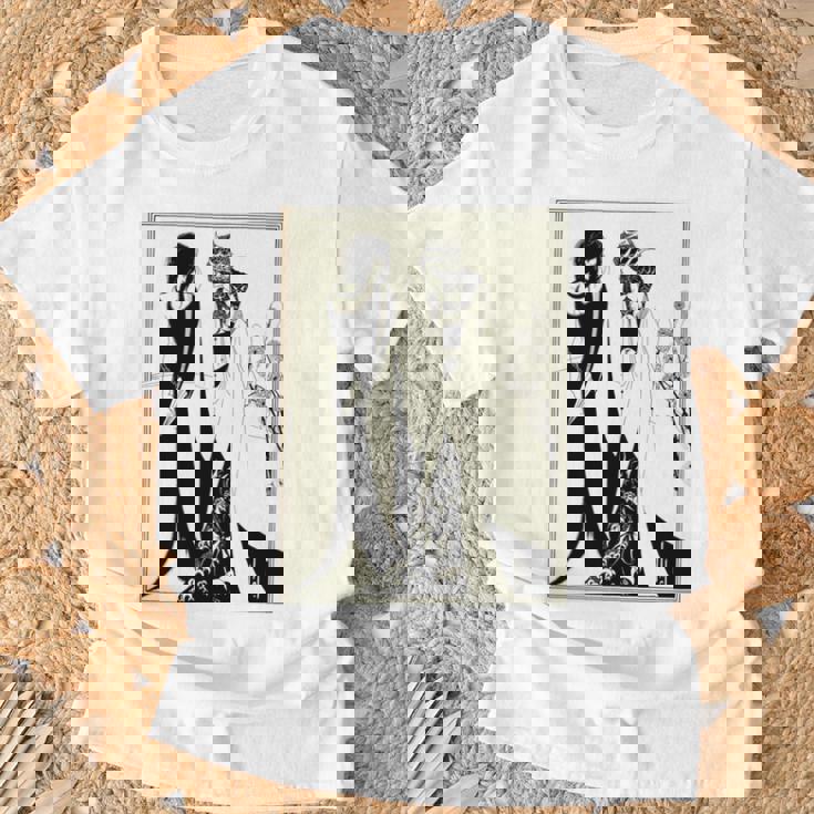 母とサロメ、オーブリー・ビアズリーによるヘロディアス1894 長袖tシャツ Tシャツ 高齢者への贈り物