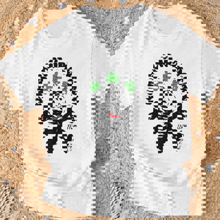 猫フェリックス キティ ゴーラッキー Tシャツ 高齢者への贈り物