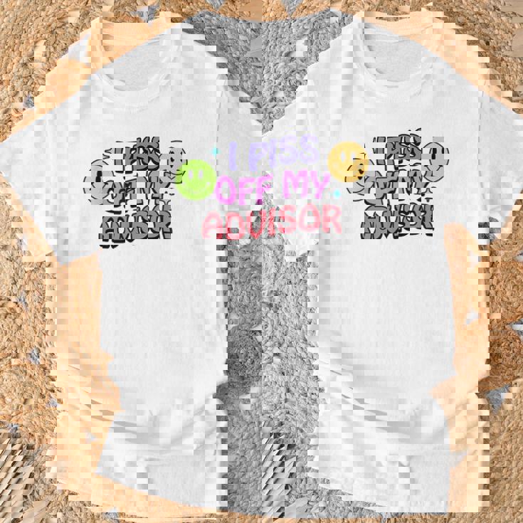 私はアドバイザーを怒らせます Tシャツ 高齢者への贈り物