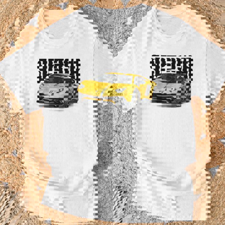 美しいエキゾチックなスーtシャツ、スポーツカー愛好家に最適。 Tシャツ 高齢者への贈り物