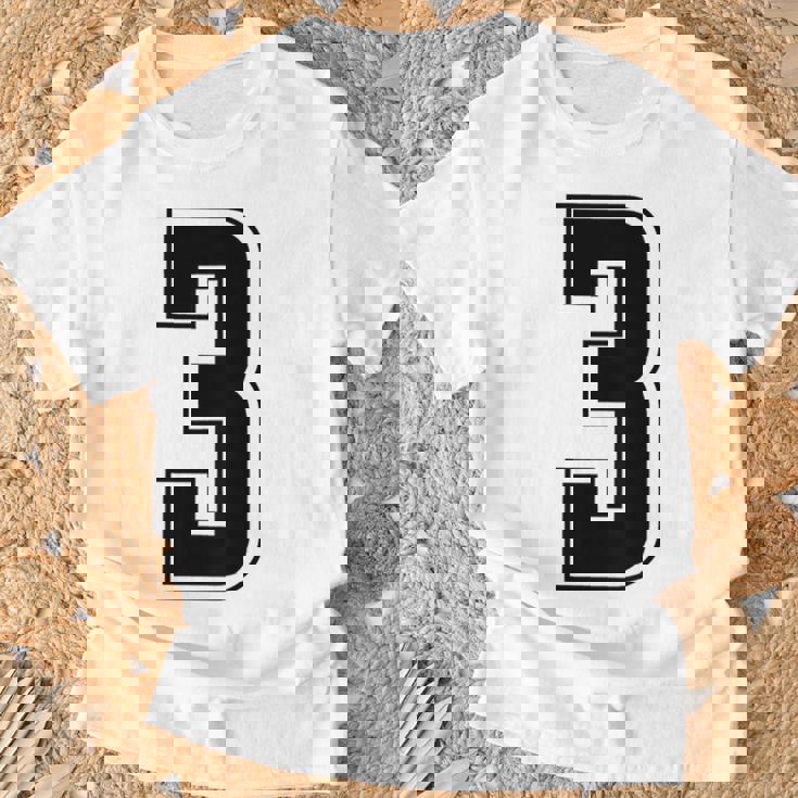 背番号 3 チーム短大スポーツ背番号付きユニフォーム Tシャツ 高齢者への贈り物