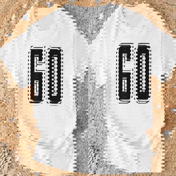 背番号 60 チーム短大スポーツ背番号付きユニフォーム Tシャツ 高齢者への贈り物