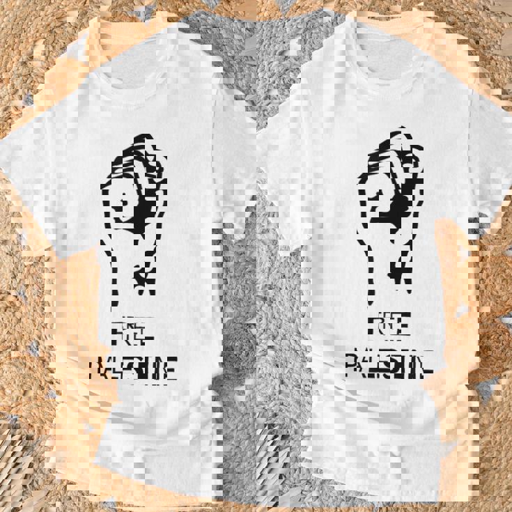 自由パレスチナ・ガザ反戦平和反占領 Tシャツ 高齢者への贈り物