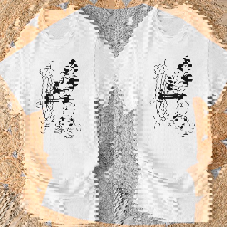 蒸気船ウィリー・ミッキー Tシャツ 高齢者への贈り物
