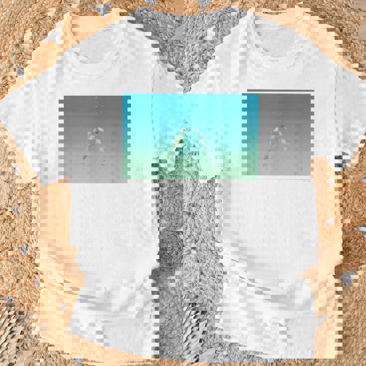 詩とメルヘン 葉祥明 ジェイクと海のなかまたち P27 Tシャツ 高齢者への贈り物