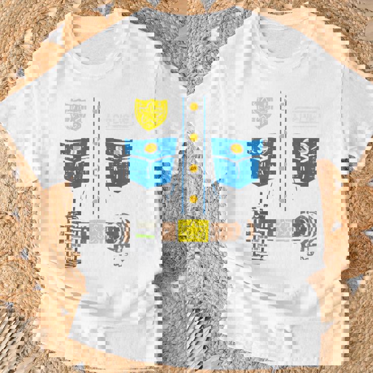 警察コスチューム 面白い警官 警察官 警察官 男性 男の子 子供 Tシャツ 高齢者への贈り物