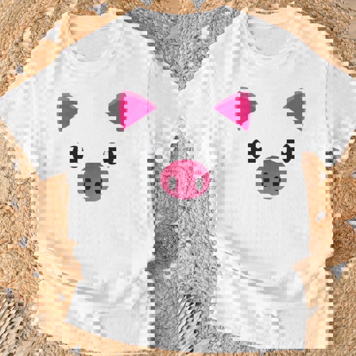 豚の顔 ハロウィン ティーカップ 豚 コスチューム ギフト Tシャツ 高齢者への贈り物