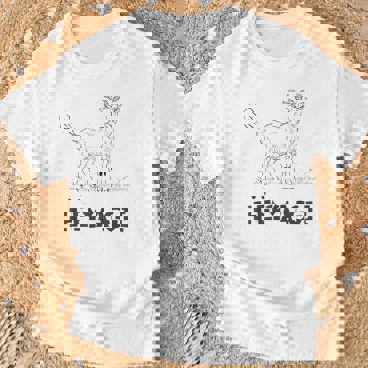 部屋着 おもしろ 普段着 へやぎ ネタ ダジャレ おなら へ 屁 メンズ レディース キッズ ヤギ Goat 動物 Tシャツ 高齢者への贈り物