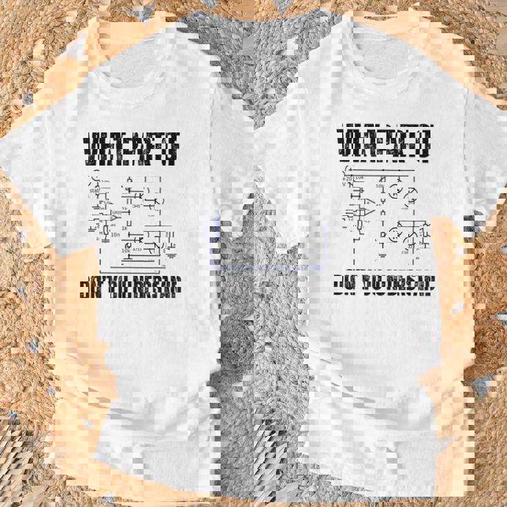 電子機器のどの部分がわからないか、エンジニアリング Tシャツ 高齢者への贈り物