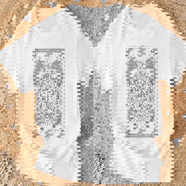 龍体文字フトマニ図 タロット 幸運 Tシャツ 高齢者への贈り物