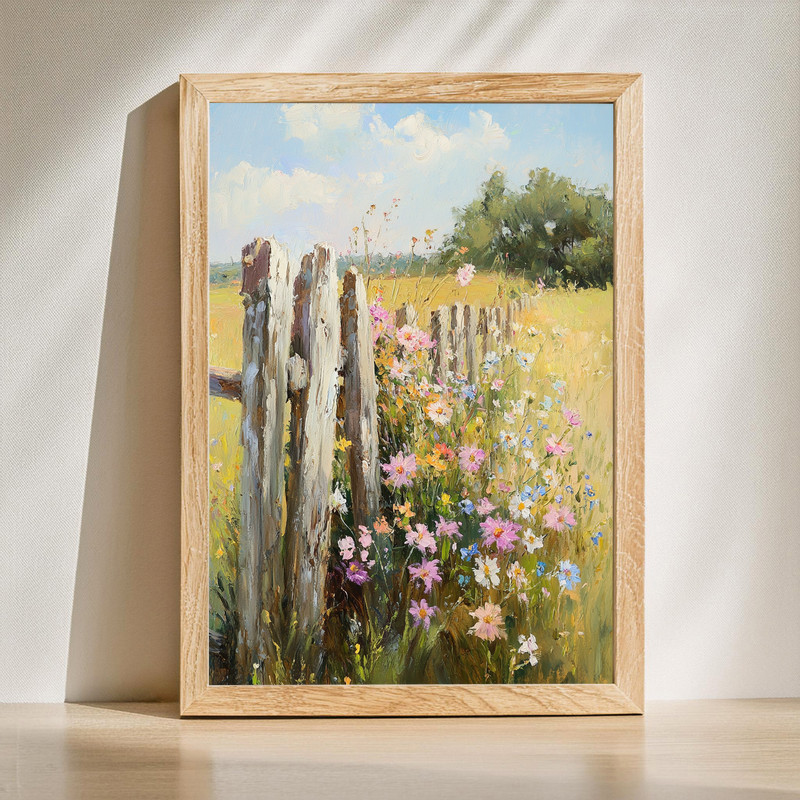 Rustic farmhouse aster canvas wall art featuring textured blooming petals in a vintage botanical style for cozy country decor | Family Wall Decor