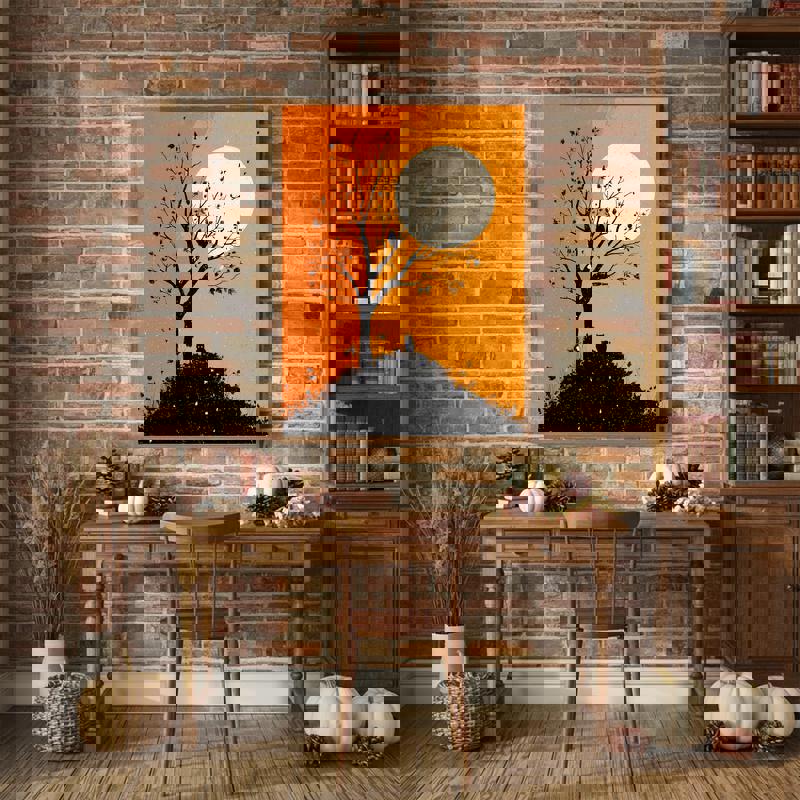 Autumn Landscape For Home Office Decoration Canvas