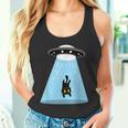 Alien Cat Abduction Ufo Cat Alien Abduction タンクトップ