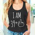 I Am 39 Plus 1 中指 40歳の誕生日 タンクトップ
