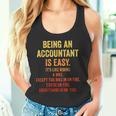 Being An Accountant Is Easy Accounting Cpaグラフィック タンクトップ