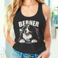 Berner And Chill バーニーズマウンテンドッグ 面白いグラフィックtシャツ タンクトップ