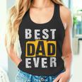 Best Dad Ever ヴィンテージ 父の日 おもしろ お父さん メンズ 夫 タンクトップ