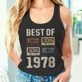 Best Of 1978 カセットテープ・レトロ 47歳の誕生日 タンクトップ