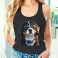 Boyero De Berna Con Gafas Deol Perro Dulce Camiseta sin mangas