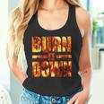 Burnit Down Fire Flames タンクトップ